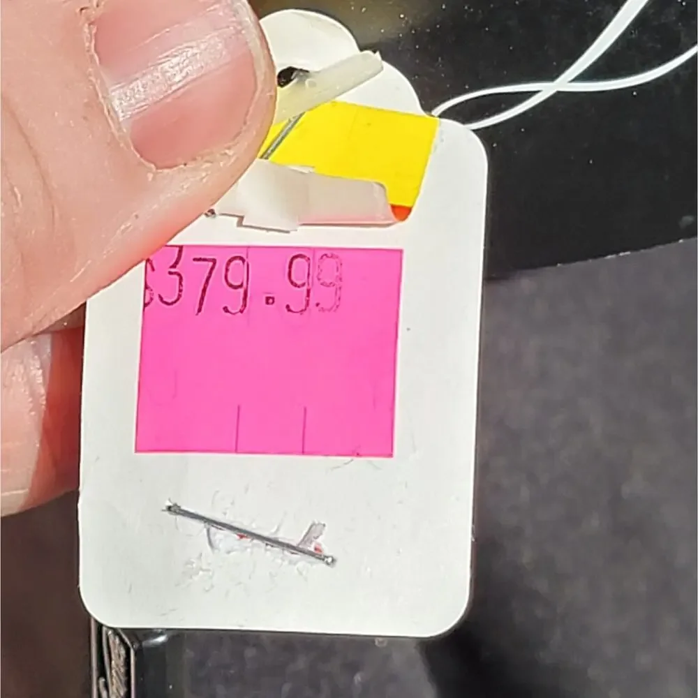 NWT La Femme Black Leather Crisscrossed 2 Piece Gown, Sz 10 - Picture 8 of 10